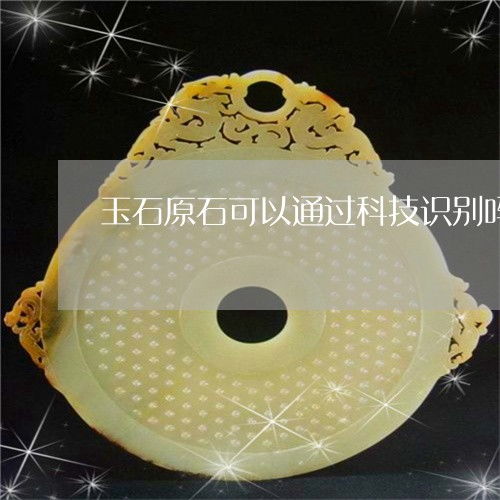能否用科技識(shí)別玉石原石？